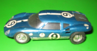 Vintage 1960s / 1970s Slot Car with RIKO adjustable Chassis (Untested)