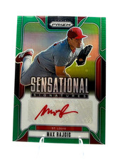 2025 Panini Prizm Sensational Signatures Max Rajcic #SS-MR Green