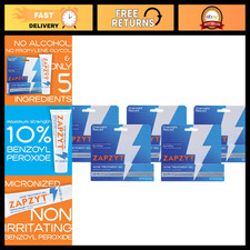 Maximum Strength 10 Benzoyl Peroxide Acne Treatment Gel - 1 oz, 5 Pack