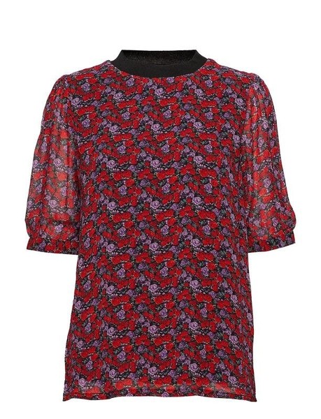 Women Gestuz Shirt Red Viscose 36