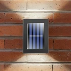 Outdoor Solar LED Deck Light Path Garden Patio Pathway Stairs Step Fence Lamp