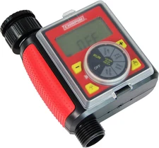 41002: Single Zone Water Timer with Digital Display, Water-Resistant Constructio