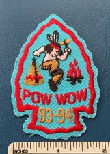 1993-94  POW WOW Boy Scouts of America PATCH Arrowhead BSA OA? Indian Dance