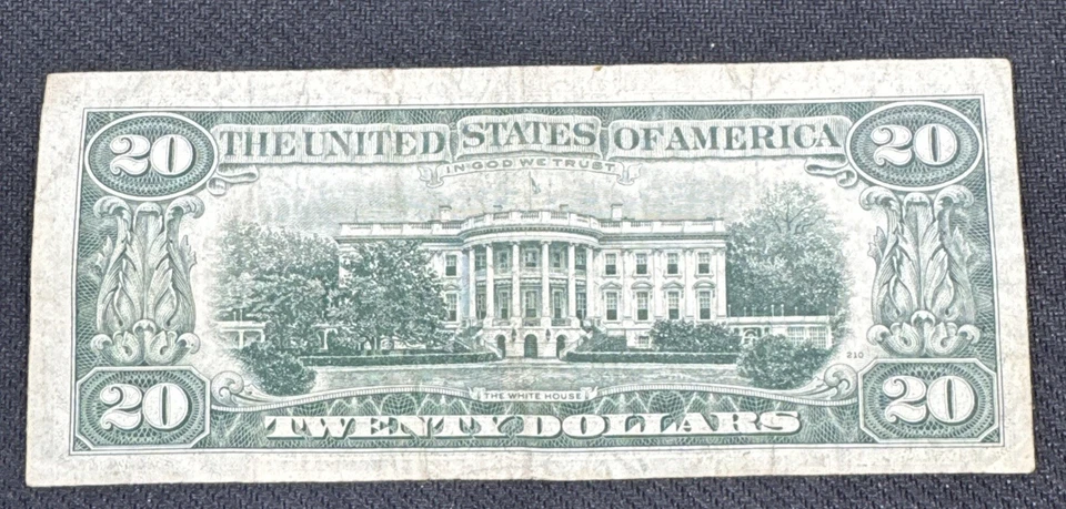 1974 $20  Dollar Bill Star Note San Francisco  + Misalignment Error Rare find ** - Image 4 of 4