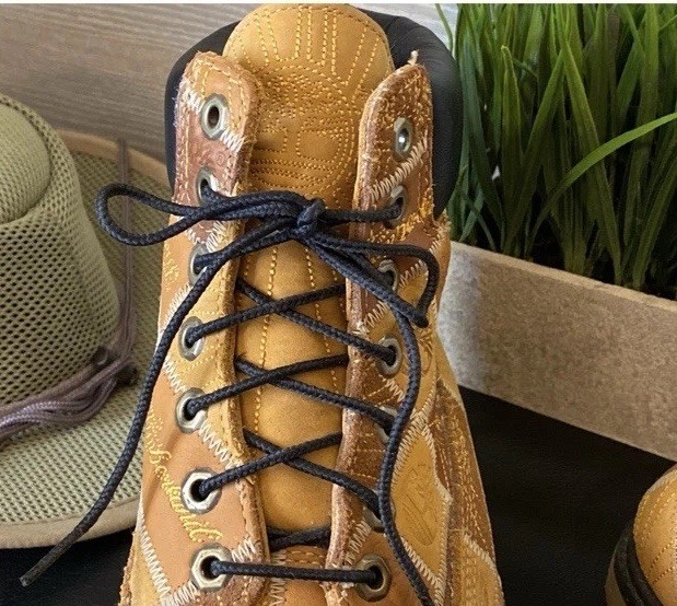 NEW Rare Timberland Boots Leather Waterproof Embroidered Debossed Men’s Size 11 image 10