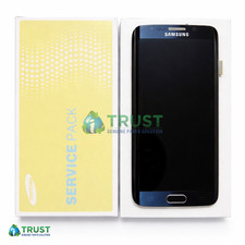 GENUINE SAMSUNG S6 EDGE SM G925F SERVICE PACK LCD SCREEN BLUE GOLD WHITE ORIGIN