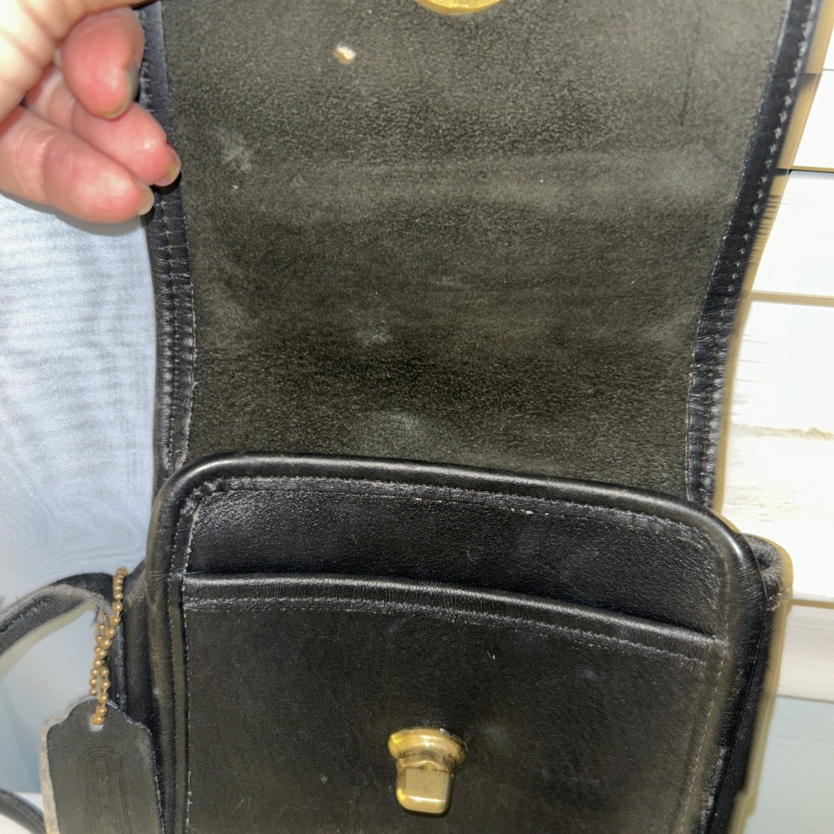 Vintage Coach Scooter Bag View 5