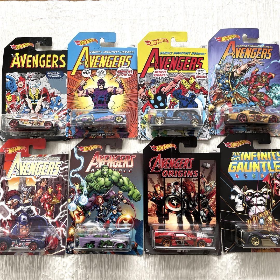 Hot Wheels Avengers ミニカー 8個セット Hot Wheels Avengers