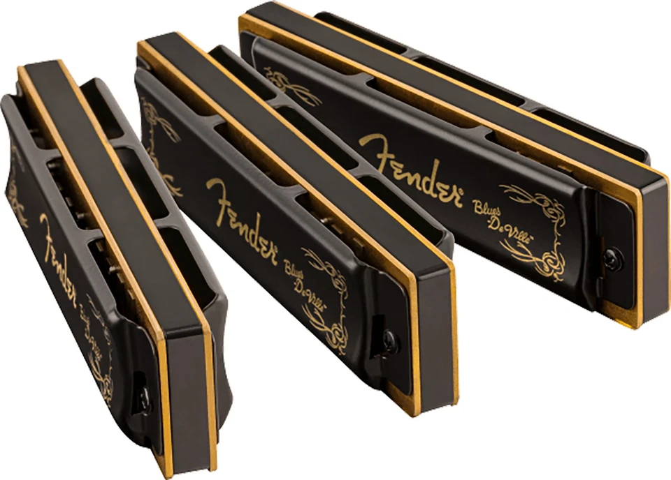 Fender Blues Deville Harmonica - Pack de 3 con teclas C, G, A y estuche Foto 3 de 4