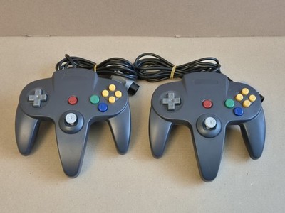 2x Gaming Controller für Nintendo 64 / N64 Konsole Gamepad Getestet 
