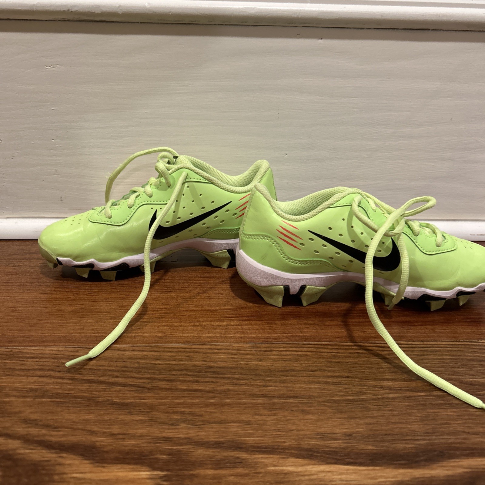 Nike Alpha Huarache 4 Keystone GS Ghost Green Black  DJ6525-300 Size 2.5Y thumbnail 5