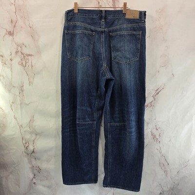 Madewell Jean Women 29 X 28 Darted Barrel Denim Softdrape Cashmere Button Fly