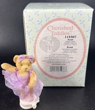 Cherished Teddies Avon "Teddie Twirls" October Figurine 115307 in Box