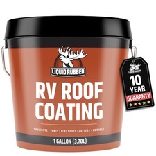 1Gallon RV Roof Sealant- Professional-Grade Solar Reflective Flexible Waterproof