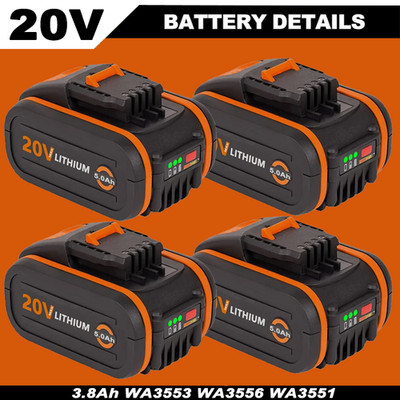 Akku für Worx 20 V MAX 7,0Ah 5,5Ah Akku WA3551.1, WA3572, WA3553, WX390, WX176