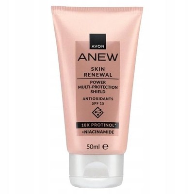 Avon Anew Crema Multi-Protección SPF 15 con Protinol y Niacinamida, 50 ml