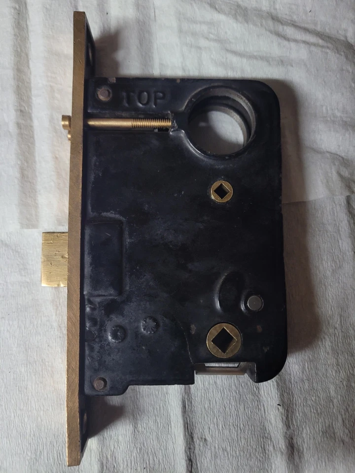 Antique Russwin 11213 Reversible Mortise Lock Great Condition - Image 3 of 4
