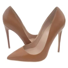 12cm High Stiletto Heels Womens Pointed Toe Pump Shoes Office Ladies Party OL Sz