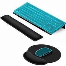 3 Pcs Ergonomic Keyboard Wrist Rest, Pad with Memory Foam Wrist Rest, Adjusta...
