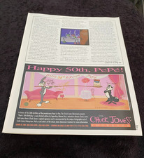 PEPE LE PEW Happy 50th Birthday 1995 ad with ...