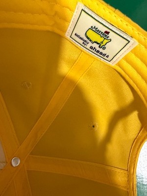 2026 Masters Tournament Performance Yellow Rope Hat!!??? Masters Golf Hat Rope Retro Vintage Snapback 2026 New Fan  main image 3