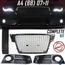CALANDRA + GRIGLIE FENDINEBBIA Tuning PER Audi A4 RS4 (B8) 07>11 a NIDO D' APE