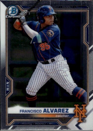 2021 Bowman Chrome Francisco Alvarez BCP-209 | New York Mets
