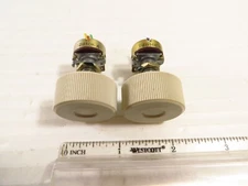 2 Pack 10K Ohm Single Turn Linear Taper Rotary Potentiometer Panel Pot w/ Knob