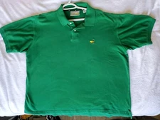 Vintage MASTERS Augusta National Golf Shop Slazenger Golf Polo XL *Check Measure