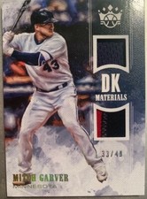 2018 Diamond Kings - Mitch Garver - Rookie - DK Materials Jersey Patch Gold /49