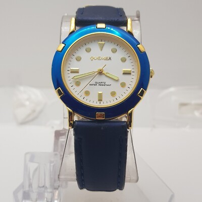 Quemex Quartz Analog Watch Water Resistant 30m Japan