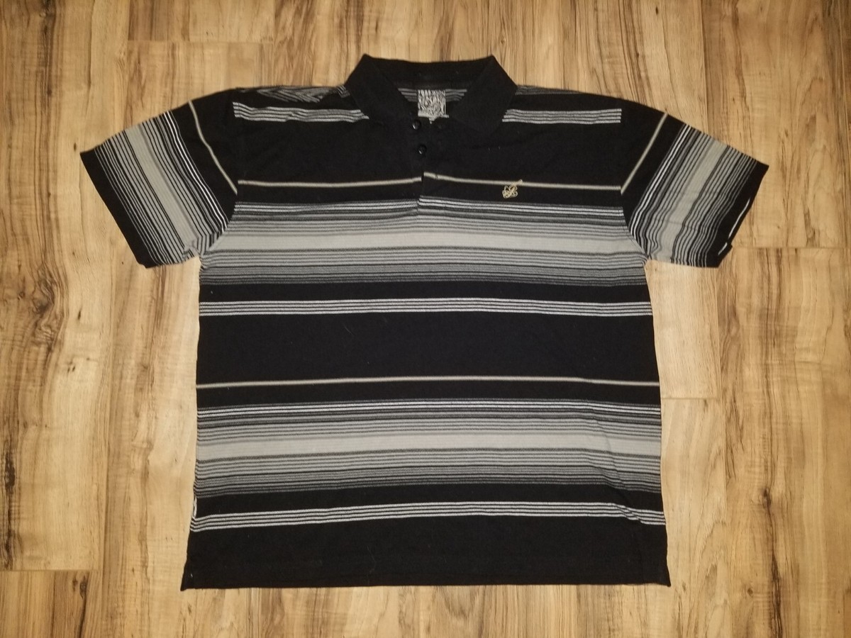 Joker Brand Vtg Polo Shirt XL Lowrider Cholo Stripe Estevan Oriol 