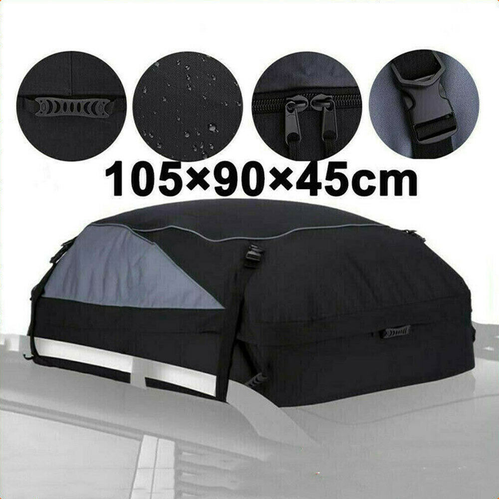Waterproof Car Travel Roof Top Bag Cargo Storage Luggage Carrier Box  Outdoor