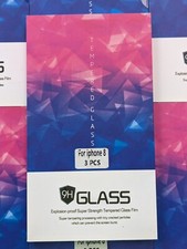 9H Tempered Glass Screen Protector For iPhone 8 - 3 Pack