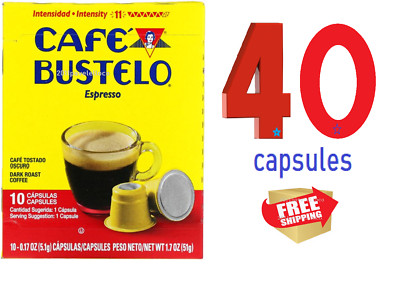 Cafe Bustelo Nespresso Coffee Capsules, Intensity 11 
