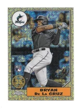 2022 Topps Update BRYAN De La CRUZ Silver Pack 1987 Chrome Mogo - MARLINS -