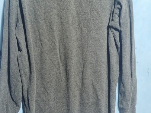 Ralph Lauren Long Sleeve Polo Shirt Mens Size L Gray Red Logo - Picture 9 of 10