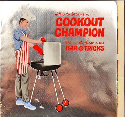 #ad 1959 Kaiser Aluminum Foil 1st Annual Cookout Booklet 2 Page Vintage Print Ad $20.77