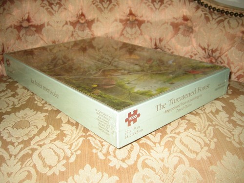 LA FORESTA MINACCIATA di David Quinn Puzzle da Giardino 1000pz - Nuovo e Sigillato - Foto 3 di 6