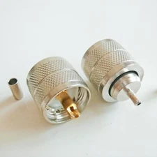 UHF PL-259 male plug crimp lot connector for RG174 RG316 LMR100 Coaxial cable