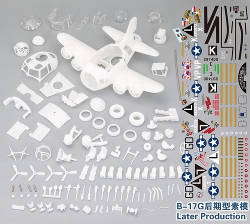 B-17 Bomber B-17F B-17G Plane 3D Printed Models Christmas Gift Cute Ver. Figure - Picture 22 of 24