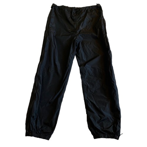 REI Pants Mens Black Sz L Gore-Tex Thaw Waterproof Full Side Zip
