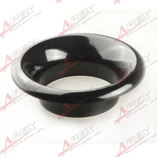 5" Inch Short Ram/ Cold Air Intake Turbo Horn Velocity Stack Adapter Black