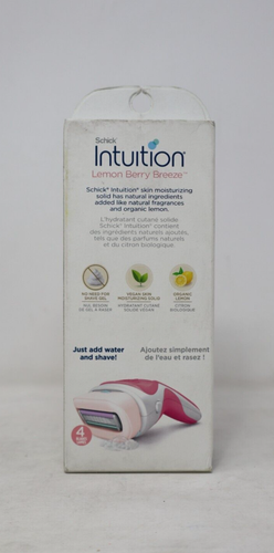 Schick Intuition 4-Klingen Lemon Berry Breeze Damen Rasierer Griff + 2 Kartuschen - Bild 2 von 3