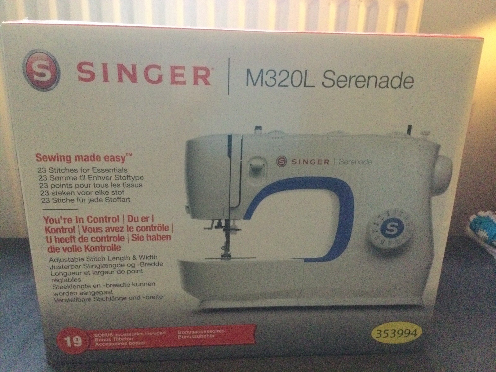 Singer sewing machine New Boxed Never Opened M320L Serenade eBay