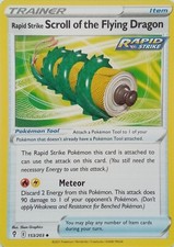 153/203 RAPID STRIKE SCROLL OF THE FLYING DRAGON | UNCOMMON | POKEMON CARD