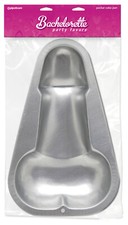 10" x 6" Bachelorette Party Pecker Shaped Reusable Cake Pan - Bridal Shower Gift