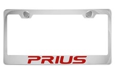 Chrome License Plate Frame For Prius