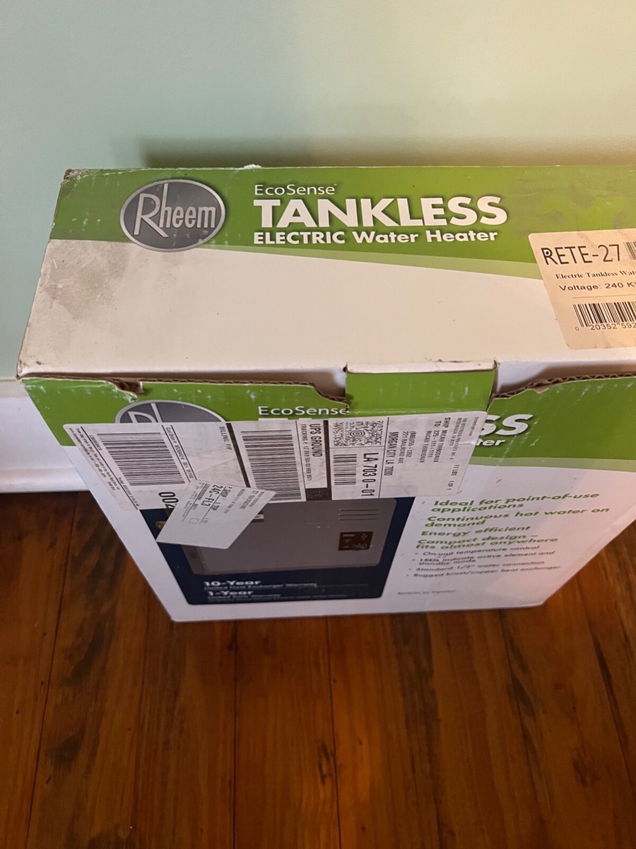 Rheem Ecosense Tankless Electric Water Heater | eBay