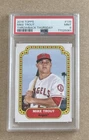 2016 Topps Mike Trout Los Angeles Angels Throwback Thursday Card #139 PSA 9